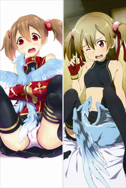 Sword Art Online Silica Cait Sith Porn - Adult Hentai Pillowcase Hentai Anime Sex Cute Hugging Pillow Double Printed  For Single The Stander 2-Way Tricot