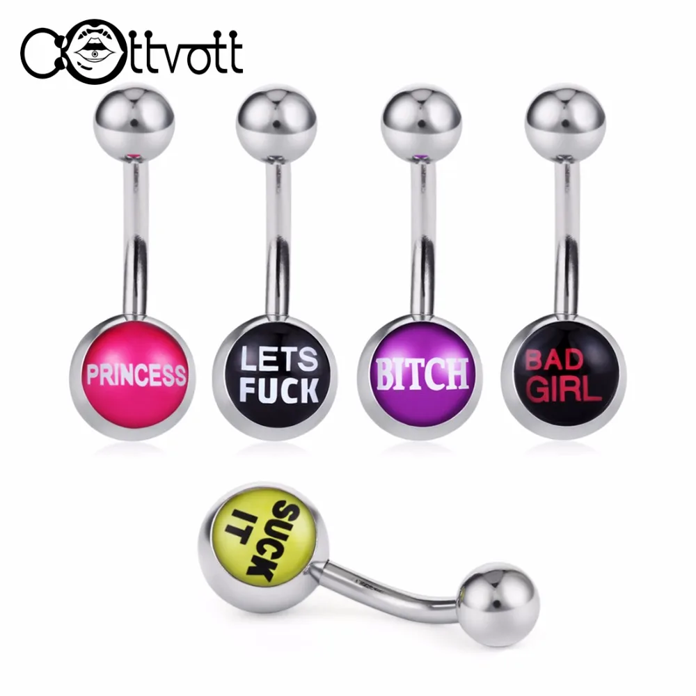 

5pcs/lot Surgical Steel Belly Button Rings Belly Piercing Navel Piercing Kit Belly Barbells Button Earrings Body Accessory DQ79