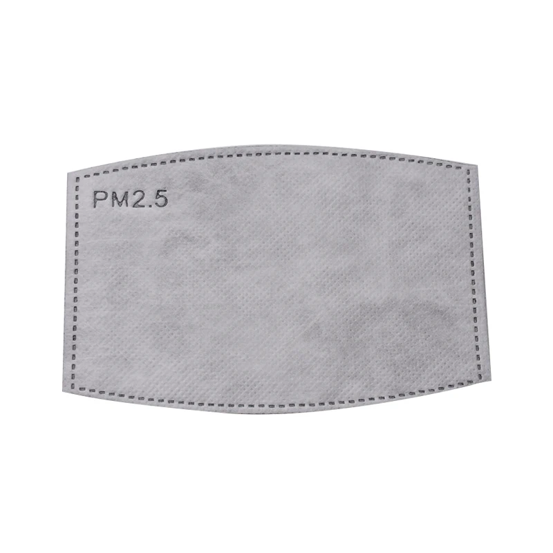 20 шт. PM2.5 фильтр с активированным углем Сменные пылезащитные маски бумага вставка