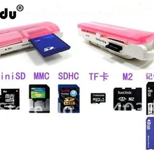 Kebidu 10 шт./лот Скидка USB 2,0 все в 1/мульти в одном памяти Multi-устройство для чтения карт памяти SDHC MS/SD/TF