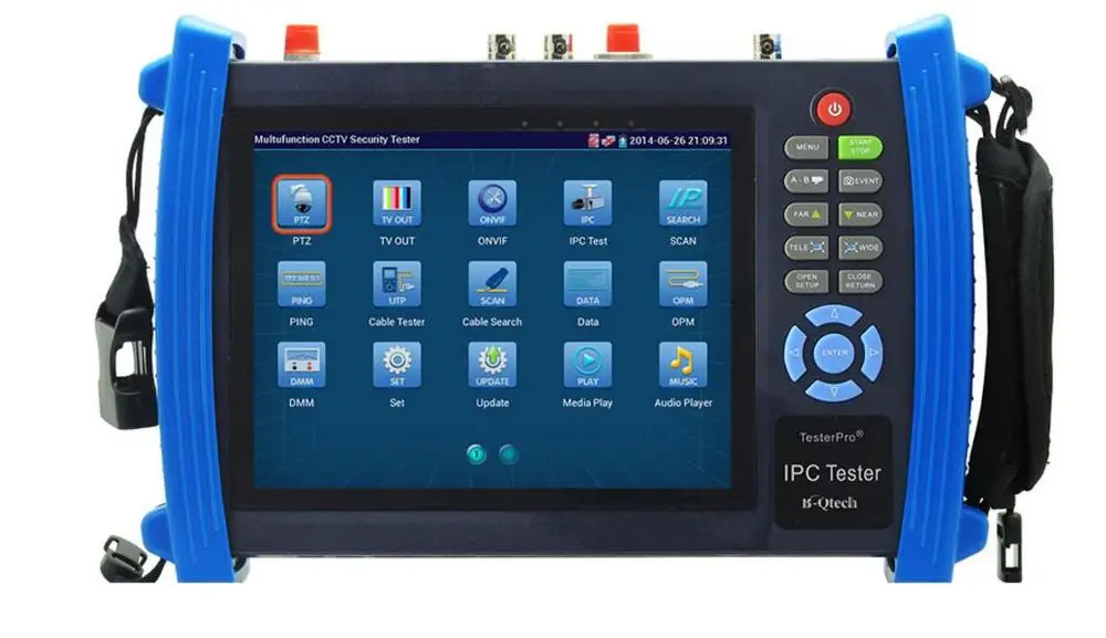 7 inch touch screen key operation ONVIF IP CAMERA DISPLAY Monitor PTZ