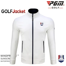 Pgm ветрозащитная куртка для гольфа, мужская спортивная куртка на молнии с длинным рукавом, осенне-зимняя ветровка, куртки D0577