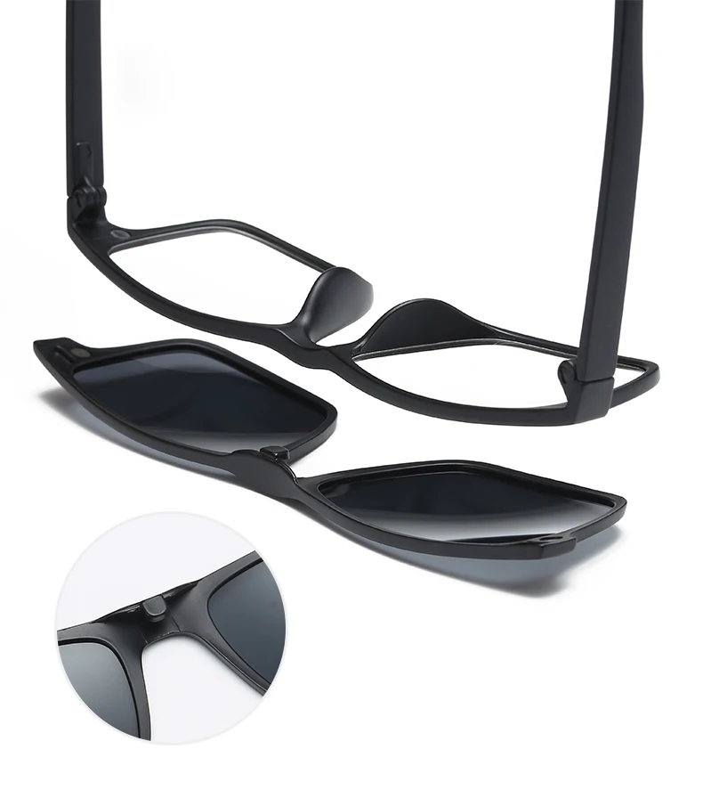 Samjune магнит поляризационные очки Polaroid клип зеркальная застежка на солнцезащитные очки прикрепляемые очки мужские корректирующие солнцезащитные очки на заказ близорукость