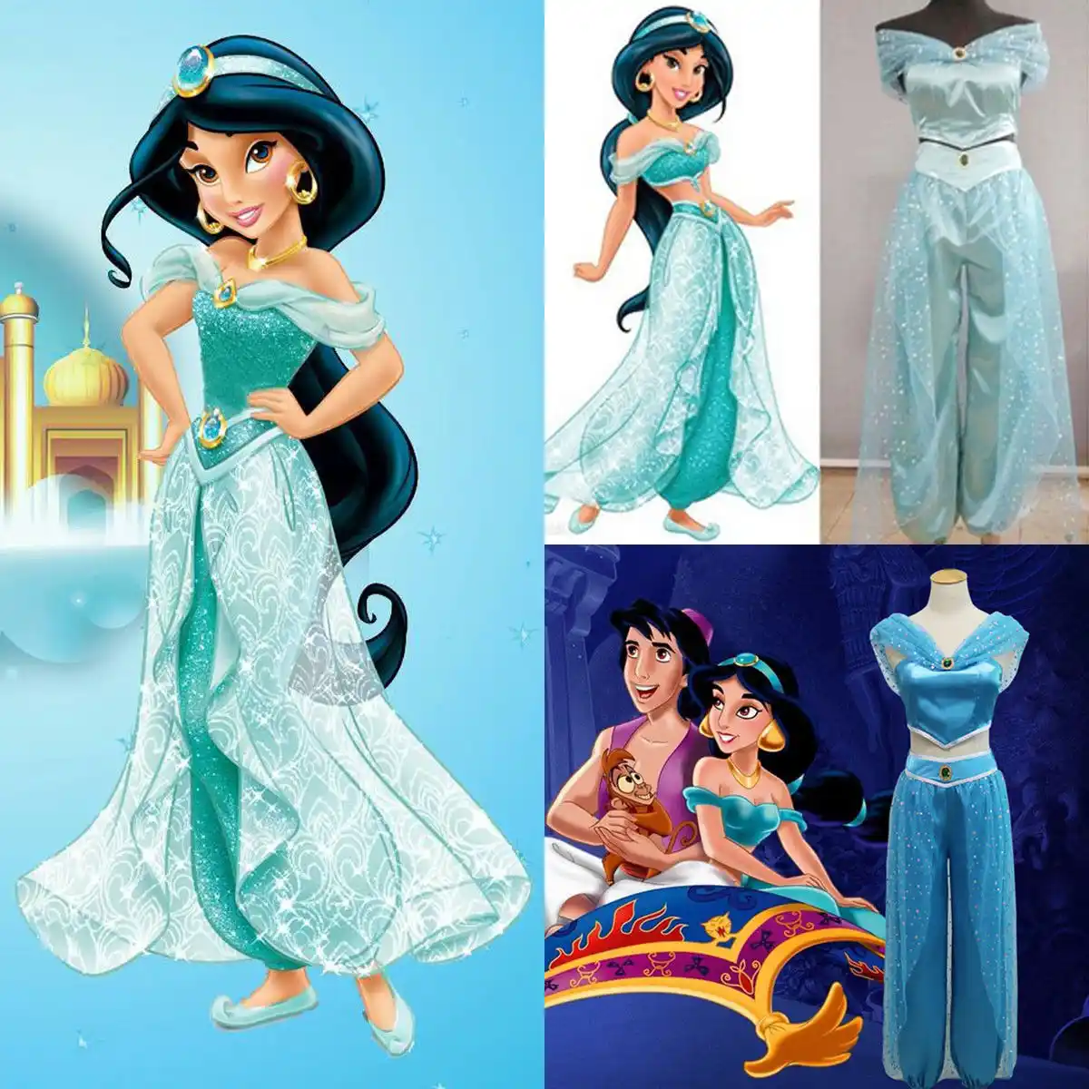 jasmine outfits aladdin