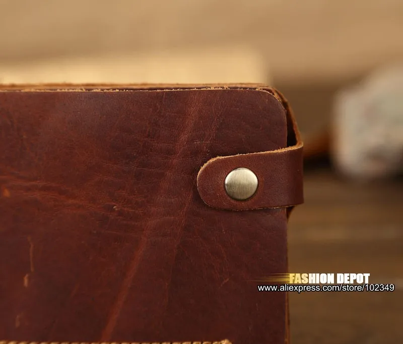 Genuine Leather wallet leather purse 5301-1# (2)