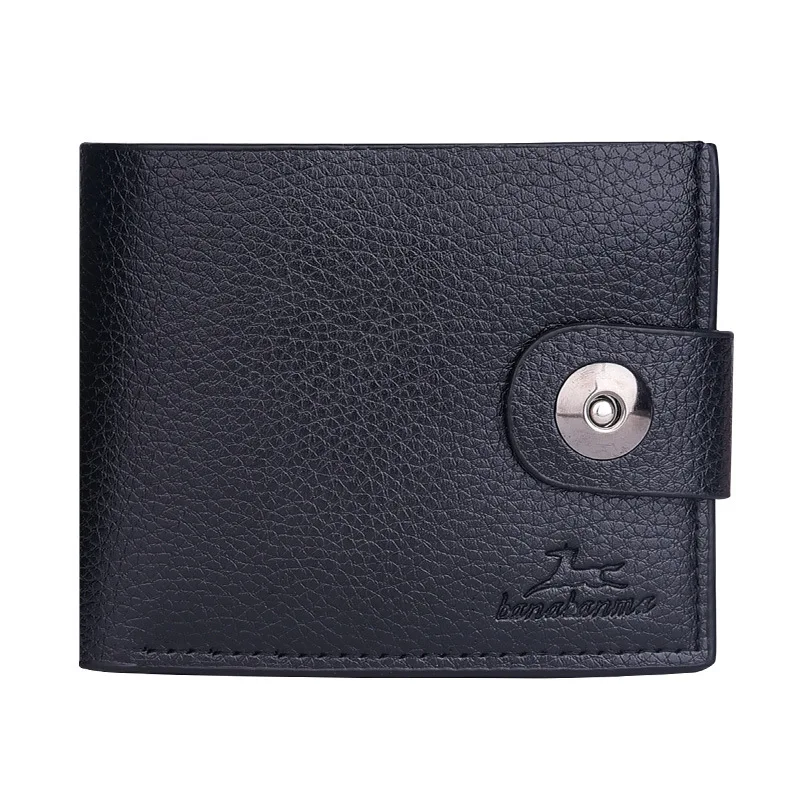 

Soft Leather Men Wallets Casual Short Small Wallets Male Design Brand Mens Purses Card Photo Holders portefeuille homme MWS237