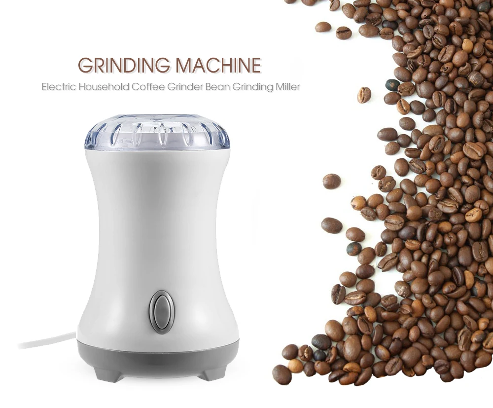 

Portable Electric Coffee Grinder Machine Household Grinder Coffee Machine Bean Grinding Miller Stainless Steel Burr Grinder