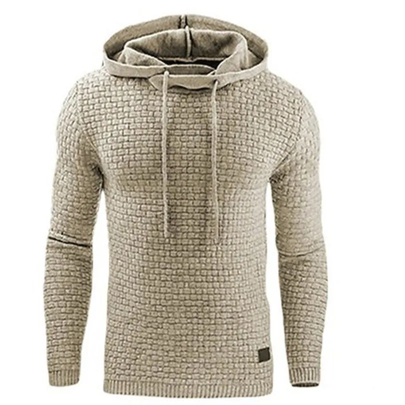 

Hoodies Men 2018 Brand Male Long Sleeve Solid Color Hooded Sweatshirt Mens Hoodie Tracksuit Sweat Coat Casual Sportswear S-4XL