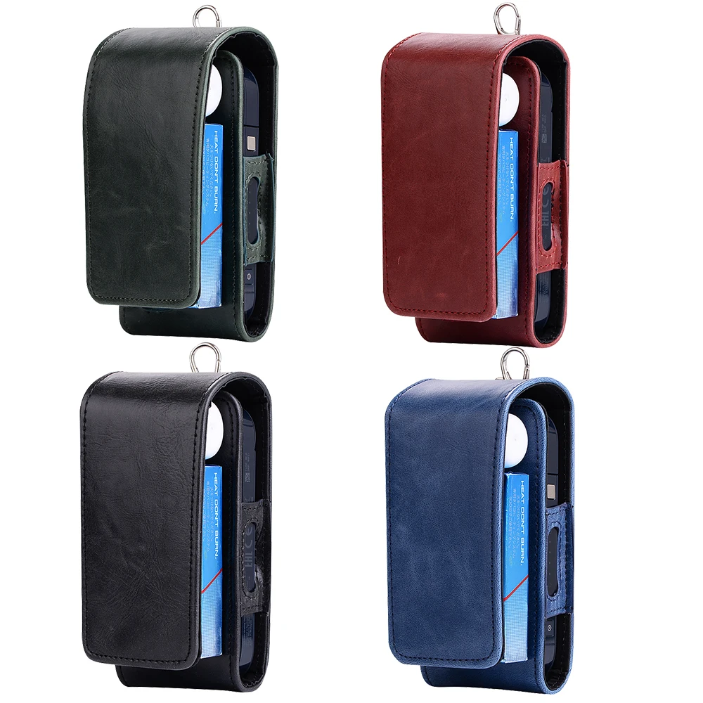 

Protective Cover Pouch Bag For iQOS Wallet Case for Electronic Cigarette PU Leather Carrying case Box Holder Cover