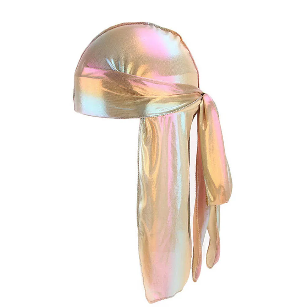 1 шт. Пиратская шапка головной убор обертывание дышащий модный подарок для женщин и мужчин LF88 - Цвет: Золотой