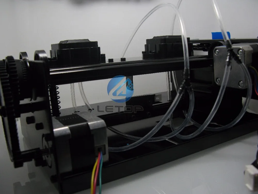 xp600 Printhead Cleaning Station XP600 Double Head Capping Station Assembly Black