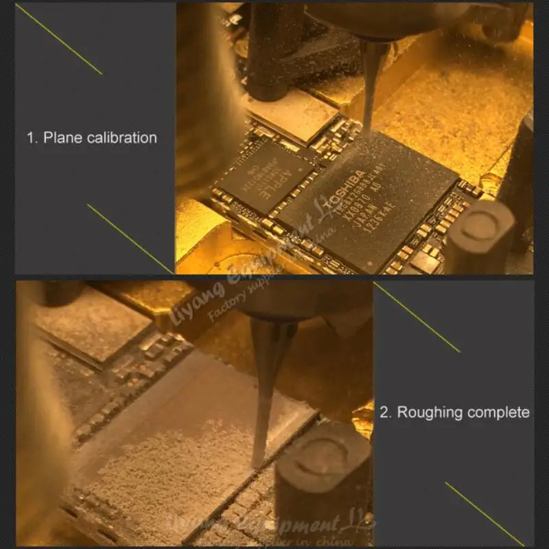 LY 1001 IC ЧПУ фрезерные полировки гравировальный станок для Iphone 4 4s 5 5S 5C 6 + 6s 7 Главная плата чипы ремонт комплект