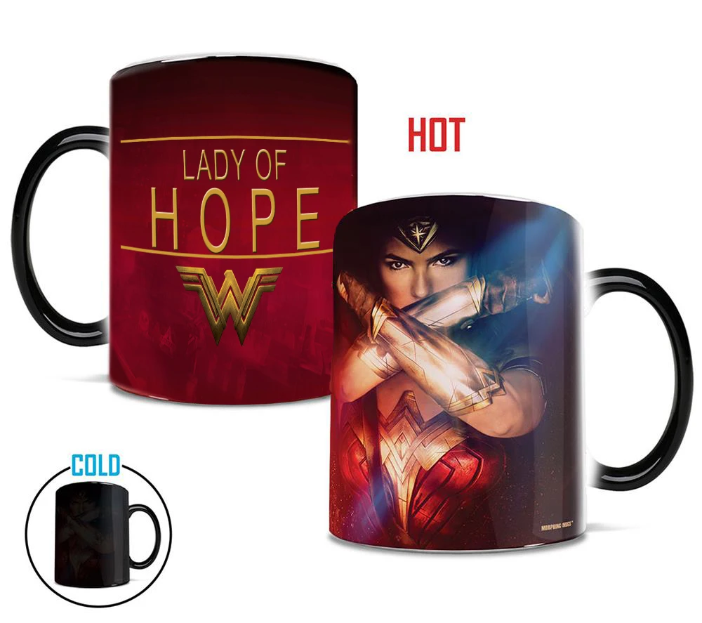 

Light Magic Wonder Woman 350ml coffee magic color changing mug best gift coffee mug for your friends