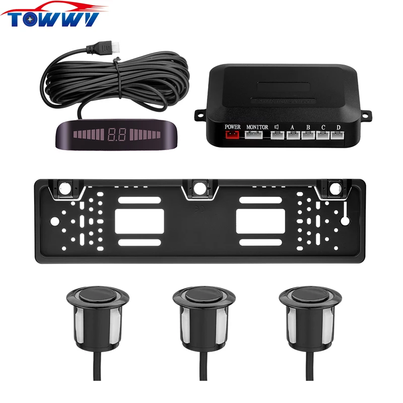 Ty308l Top Quality European License Plate Frame Car Parking Sensor