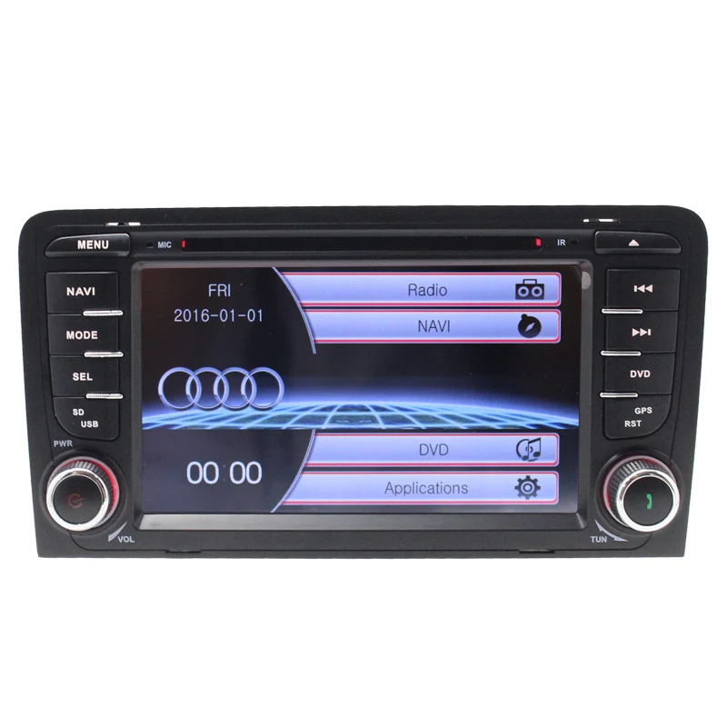 Car DVD Player GPS Navigation Bluetooth RDS For AUD IA3 With Free map RDS FM AM