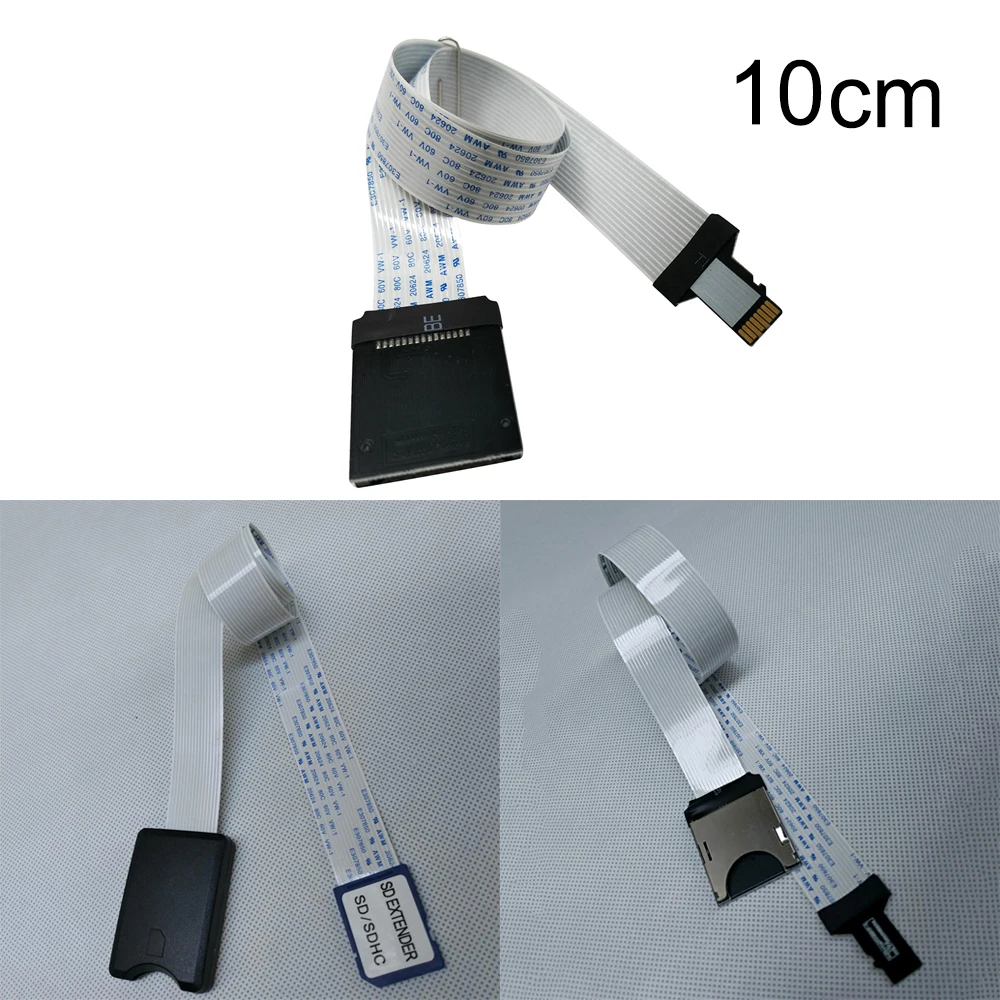 Micro SD TF zu SD Karte Verlängerungskabel Adapter Flexible Extender für A Neu 