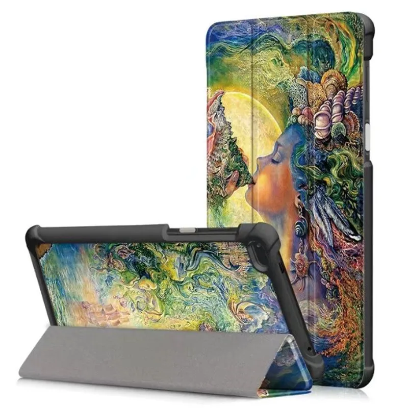 Tab 7 TB-7504 чехол из искусственной кожи для Lenovo Tab4 0 TB-7504F TB-7504N защитный с подставкой |
