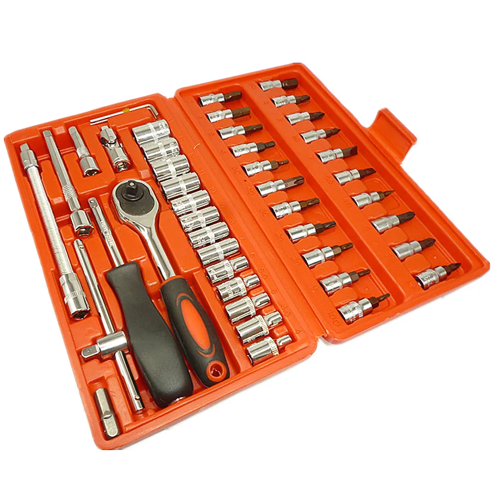Socket Ratchet Wrench Star Hex Torx Bits Sockets Flex Bar Spanner