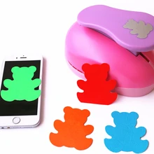 Супер большой 3 ''(80 мм) Медведь furador de papel DIY дырокол для рукоделия eva креативный рельефный дырокол для изготовления карт Скрапбукинг S2886s