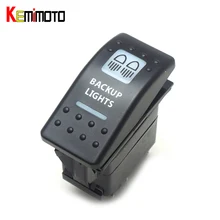 KEMiMOTO UTV светодиодные резервные фонари освещение ветрового стекла бар лазерный кулисный переключатель с подсветкой для Can Am Commander Maverick