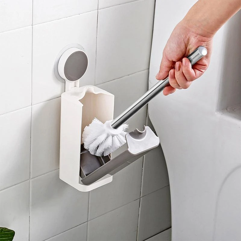 Туалетный Набор щеток для мытья туалетной щетки и держателя набор инструментов для чистки присоска типа для чистки нержавеющей стали с