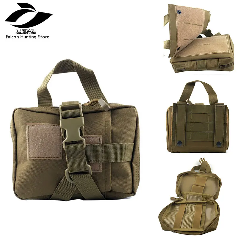 

Tactical hunting hiking Ifak First Aid Bag MOLLE EDC Rip-Away Medical Military Utility Pouch rescue waist pack for camp