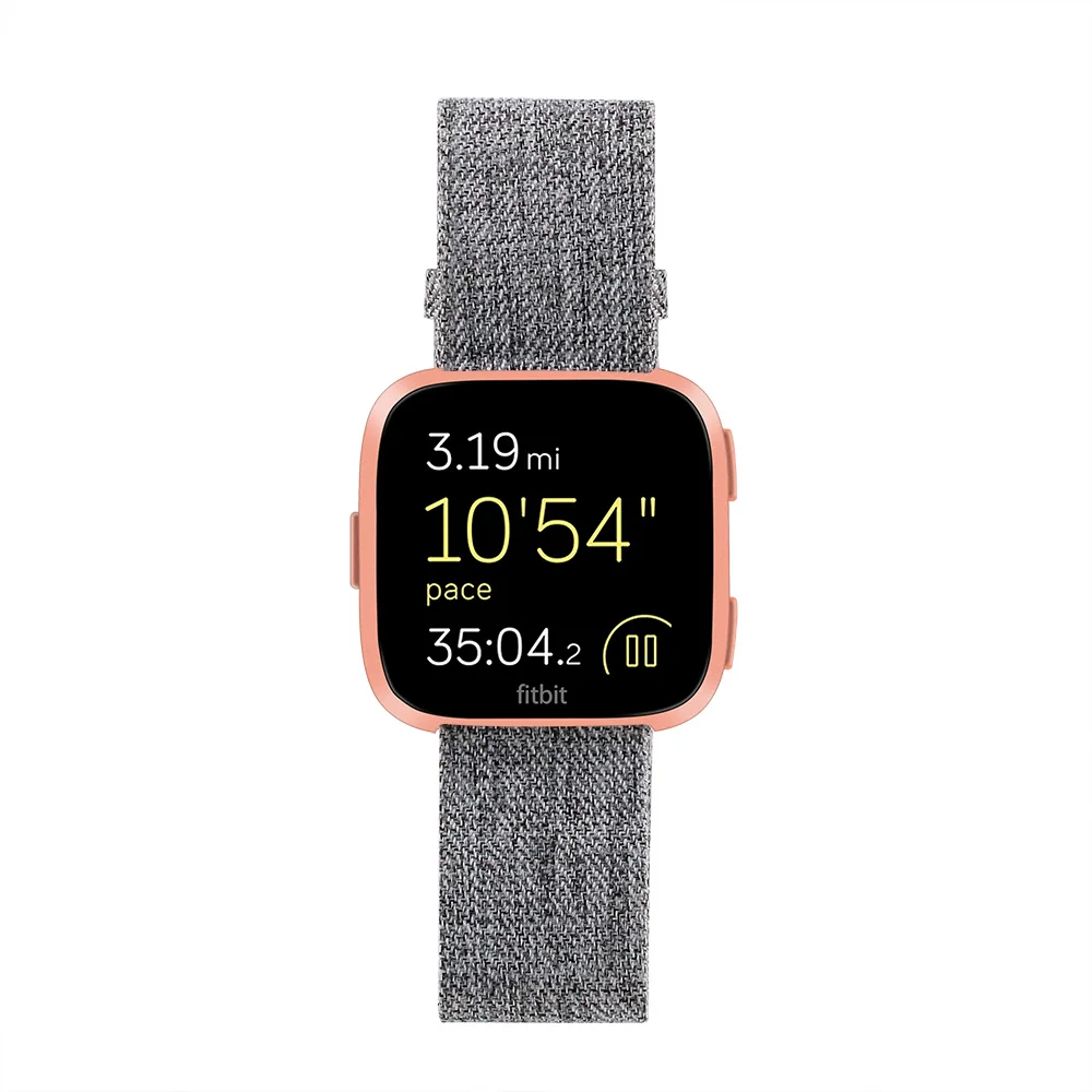 Canvas Watch Band Strap for fitbit watch band 23mm replacement watch strap (1)