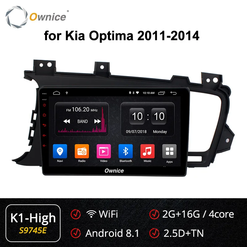 Ownice Восьмиядерный Android 9,0 K3 K5 K6 dvd-плеер для Kia K5 Optima 2011- 4G DSP gps Радио Стерео 360 панорама оптический - Цвет: S9745 K1-High