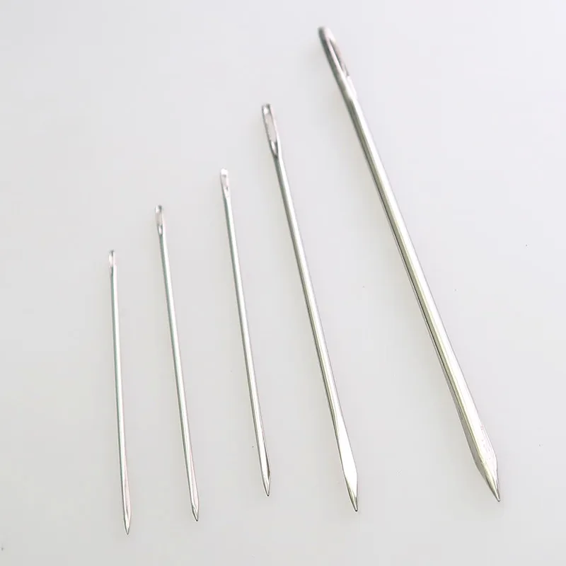 FREE SHIPPING DIY leather prism triangular needle Hand sewing needle