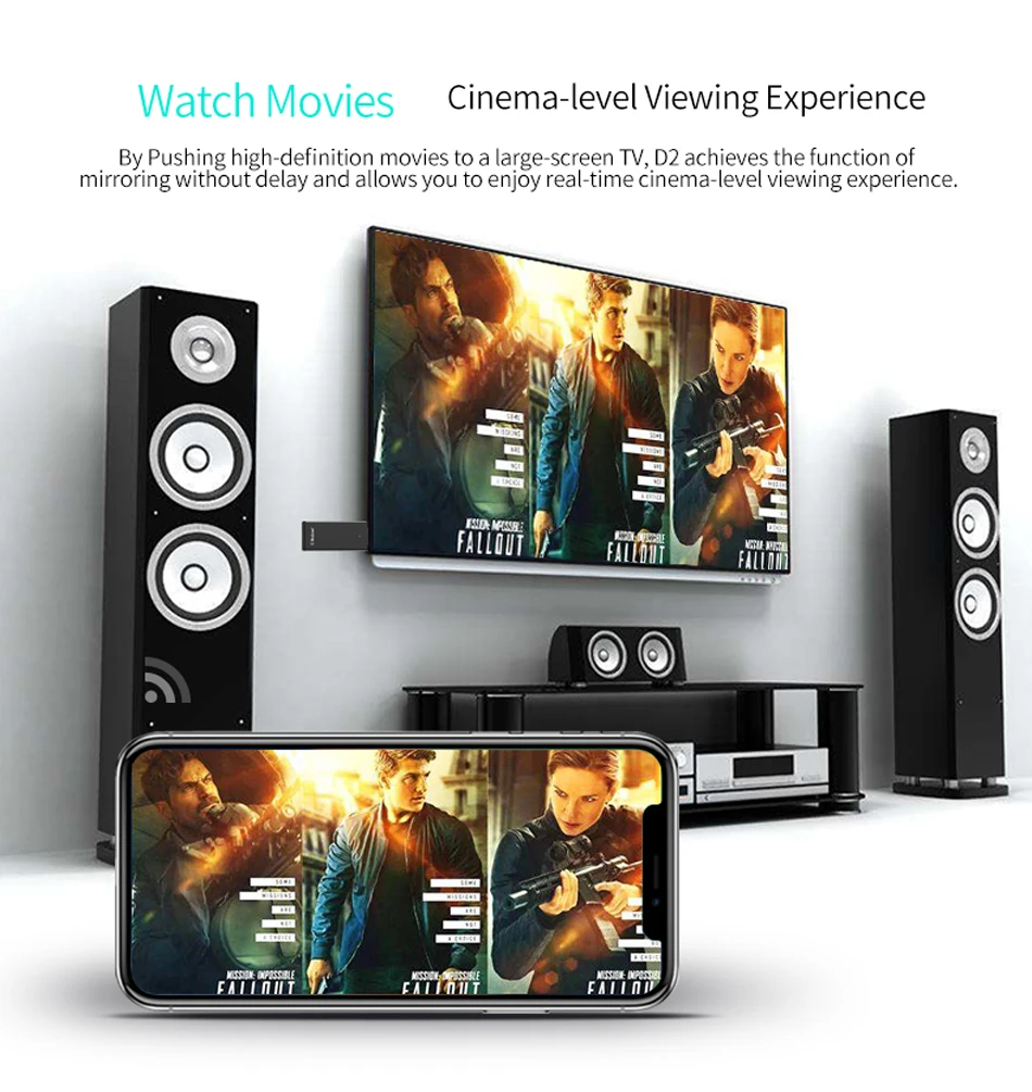 JKING 4K MiraScreen OTA tv Stick Smart tv HD Dongle Беспроводной приемник DLNA Airplay Miracast oneanycasing PK Chromecast 2