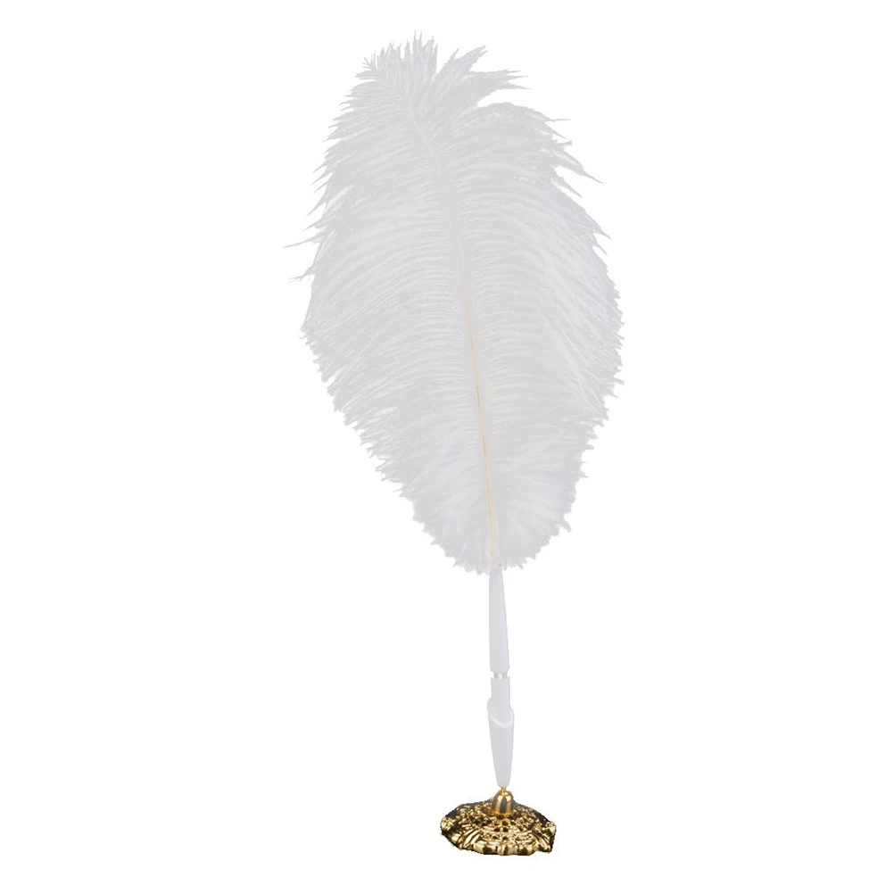Long Feather Quill Wedding Reception Guest Ostrich Wedding