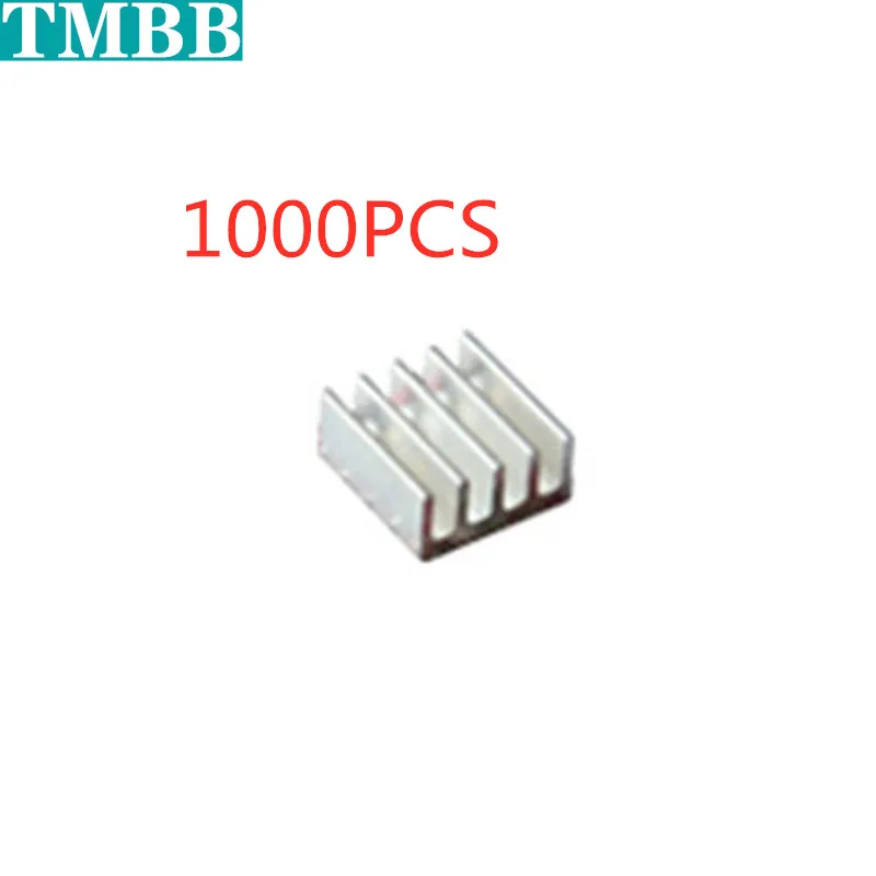

1000pcs/lot 3D printer 9*9*5mm aluminum heat sink silver black adhesive A4988 special heat sink