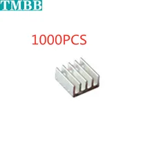 1000 шт./лот 3D принтер 9*9*5 мм алюминиевый радиатор серебристый черный клей A4988 специальный радиатор