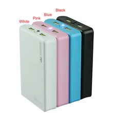 Woweinew Portable 20000mAh External Power Bank Backup LED Dual USB Battery Charger double usb for xiaomi for iphone