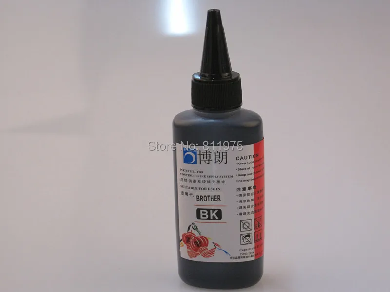 

Universal dye ink 100ML Compatible Refill Ink for Brother all Inkjet Printer for brother Dedicated color black ciss cartridge