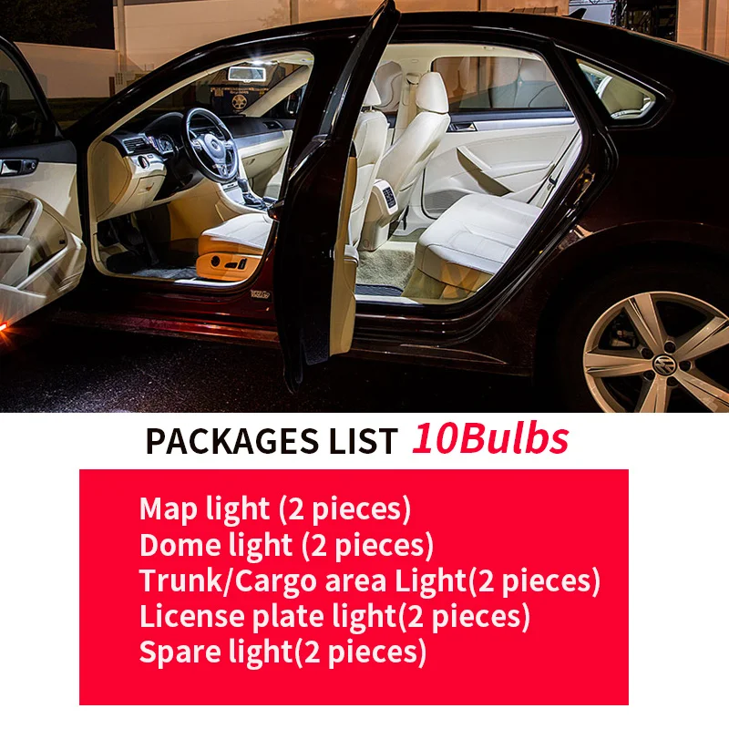 10 pcs canbus ڵ led  ׸ Ű ŰƮ 2007-2012  Ķ ȭƮ led  Ʈũ ̼ ÷Ʈ 