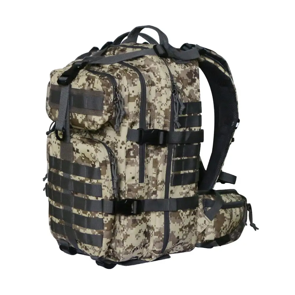 Vihir 40L Waterproof Military Tactical Backpack Assault Pack Molle Bug Out Bag for Outdoor Travel Hiking Camping Trekking | Спорт и
