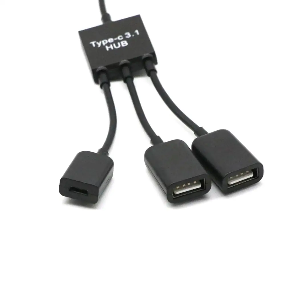 1 комплект 3 в 1 USB 3,1 type-C к Micro USB 2,0 зарядное устройство хост OTG концентратор кабель адаптер высокоскоростной зарядки универсальный