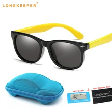 Поляризованные солнцезащитные очки для детей, для мальчиков и девочек, детские солнцезащитные очки для младенцев, UV400 очки, детские оттенки, Oculos Infantil с милым автомобильным чехлом