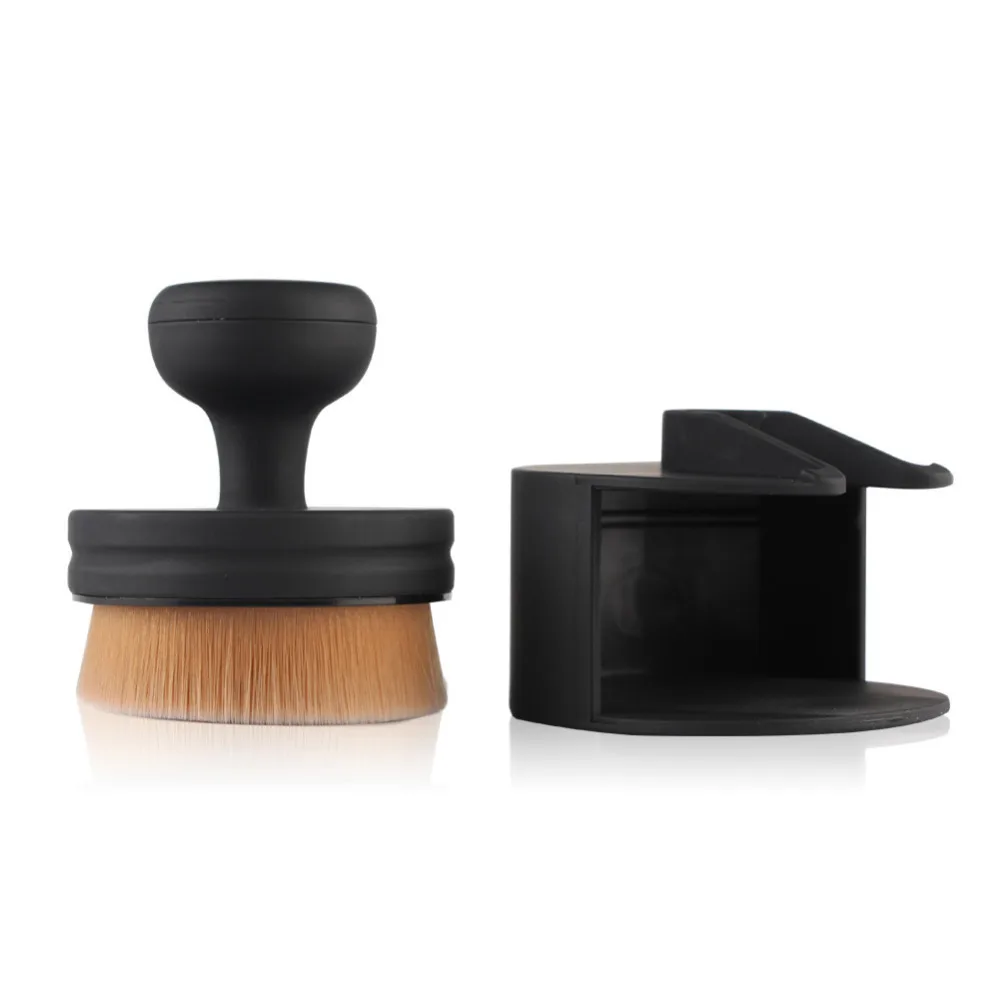 

New Design Stamp Seal Shape Face Makeup Brush Foundation Powder Blush Contour Brush Cosmetic Facial Brush Cosmetic Makeup Tool