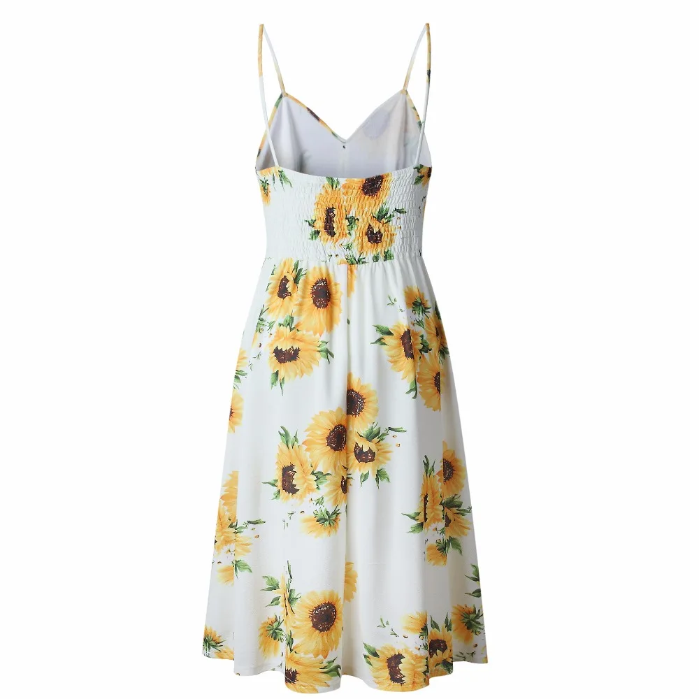 Women Vintage Casual Sundress