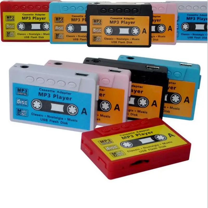 Цветной MP3-плеер в стиле ретро, мини Mp3 музыкальный плеер, слот для карт Micro TF, USB, Mp3, S порт, плеер, USB порт, с наушниками, наушники