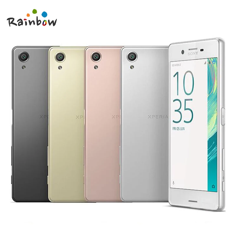 Мобильный телефон sony Xperia X F5121 с одной sim-картой, 4G LTE, 5,0 дюймов, сенсорный экран, шестиядерный, 3G ram, 32 ГБ rom, камера 23 МП, 2620 мАч