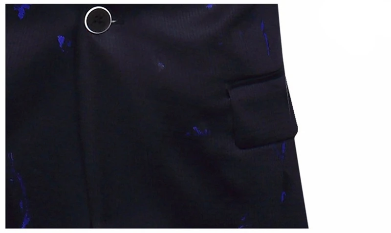 Fashion Printed Men's Blazer Tops Autumn Suit Blazer Men Fashion Slim Male Suits Casual Solid Color Masculine Blazer (16)