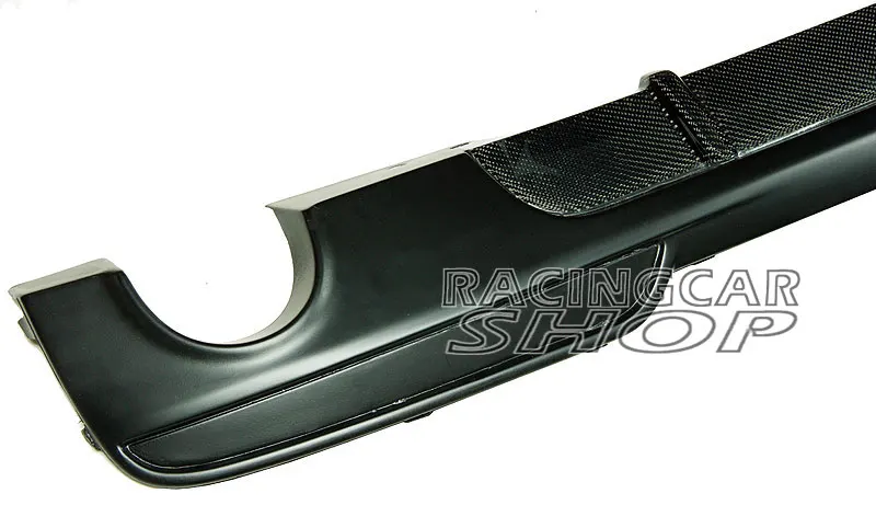 P Style Real Carbon fiber REAR DIFFUSER for BMW 5-Series F10 535i 535d 550i SEDAN 2PIPE M-TECH M-Sport BUMPER