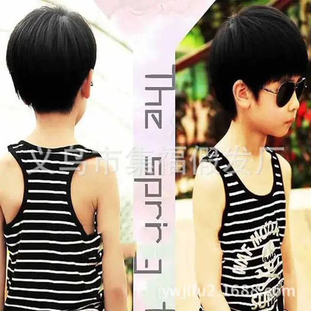 Boy Child Wig Bobo Bobs Performance Photography Is Free Shipping Japan And South Korea Cute Short Haircuts