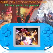 M350 двойная игра развлечения Детская портативных игровых консолей ручной 380 игры зарядки