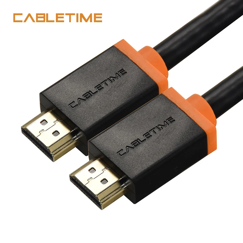 Cabletime Thunderbolt HDMI cable 4K 2.0 60hz HDMI TO HDMI cable adaptor