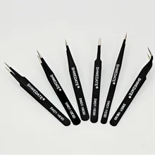 SWDT Анти-статический Супер жесткий высокая точность Нержавеющая сталь Пинцет инструмент для ремонта мобильных телефонов для мобильного телефона для iPhone X/8/7 Plus