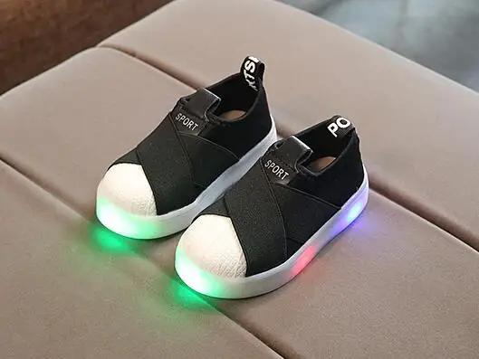 AI liangдетская спортивная обувь светодиодный светильник блестящая обувь для девочек Мальчик повседневный мигающий светильник для малышей детская обувь на плоской подошве